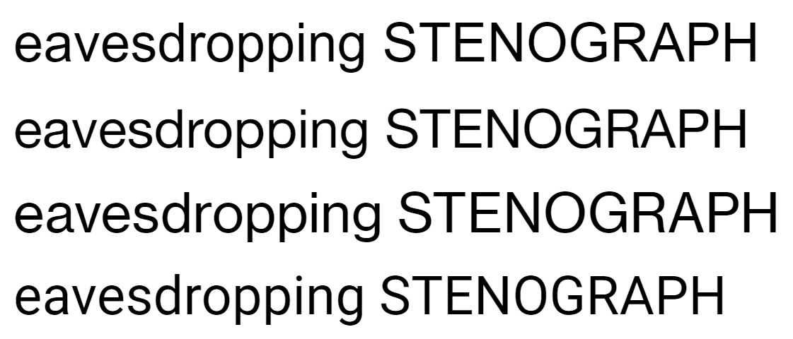 Neo-grotesque system fonts specimen